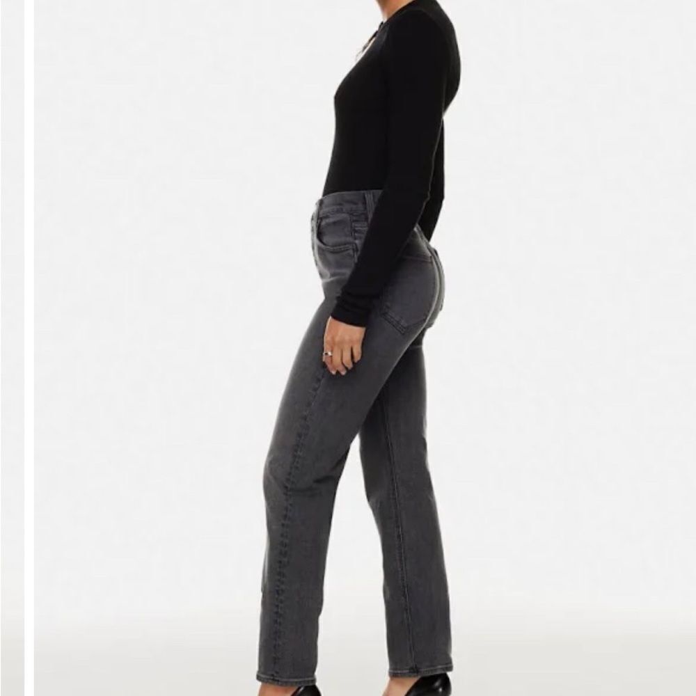 Aritzia Denim Forum Arlo High Rise Straight Leg Jeans 24 - Picture 8 of 15